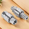 4Pcs High Pressure Washer Adapter Set Stainless Steel 1/4 Quick Plug Connector