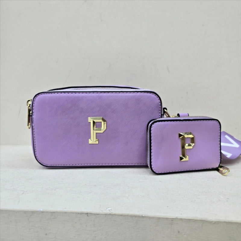 Women’s Medium Pu Leather Letter Solid Color Classic Style Streetwear Square Zipper Square Bag