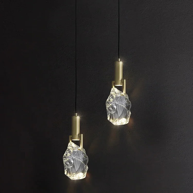 Clear Stone Crystal Pendant Light Vjlight