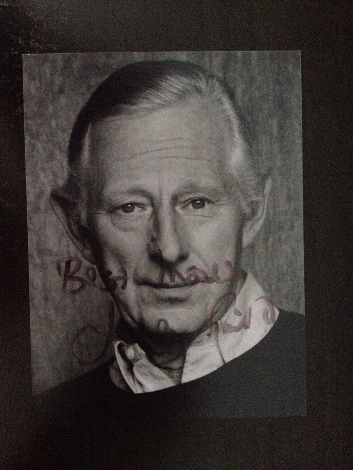 JEREMY CHILD - LEADING BRITISH ACTOR - EXCELLENT SIGNED Photo Poster paintingGRAPH