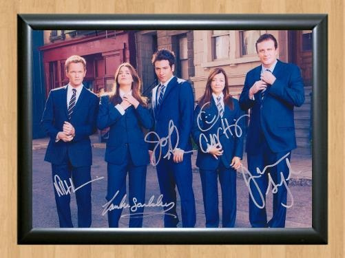 How I Met Your Mother x5 Signed Autographed Photo Poster painting Poster Print Memorabilia A3 Size 11.7x16.5