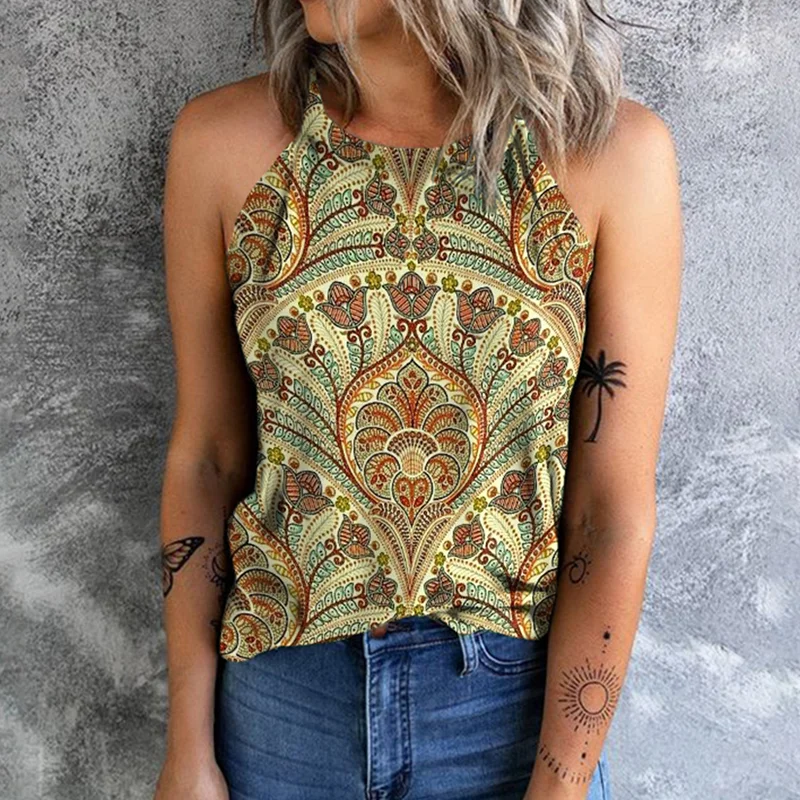 Totem Print Tank Top