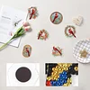 6Pcs Diamond Painting Acrylic Christmas Bird Fridge Magnet
