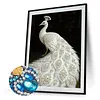 Peacock Special Shaped 5D DIY Partial Drill Diamond Pearl Painting Kit for Adults Beginners Home Decor Pearl Diamond Art Kit Pearl Diamond Dots Painting 11.81x15.75inch