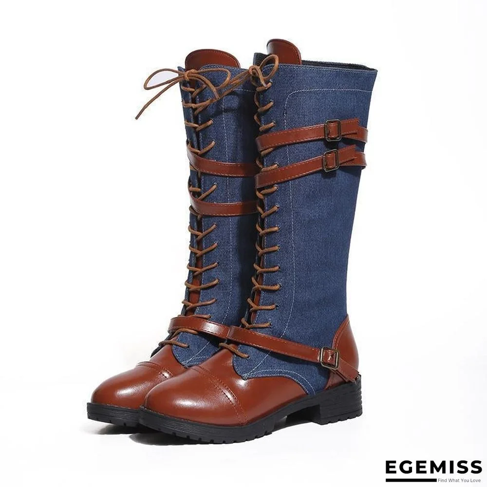 Round Toe Fashion Knee-High Boots | EGEMISS