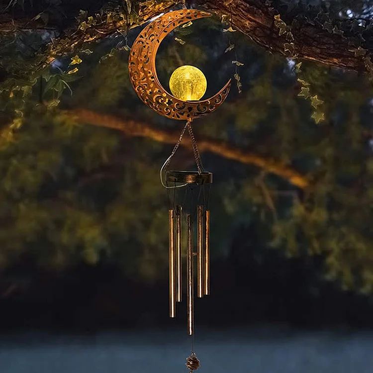 Solar Moon or Sun Wind Chime Ornaments