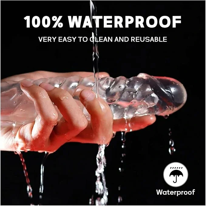 Enhance sex time--Transparent and Reusable Penis Ring