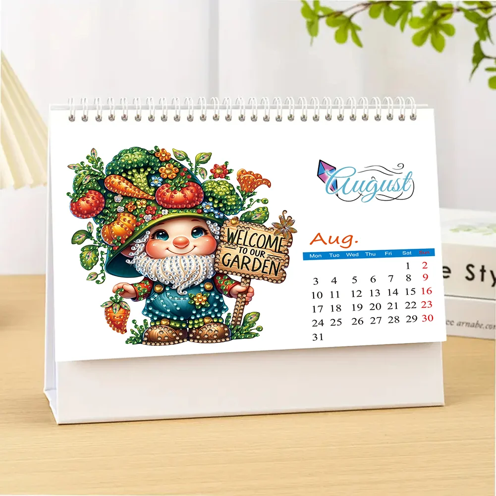 5D/DIY Calendar Crystal Painting Desk Calendars Kit Diamond Painting Calendar