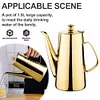 Stainless Steel Cold Water Kettle Large Capacity Wide Mouth for Coffee Tea Juice