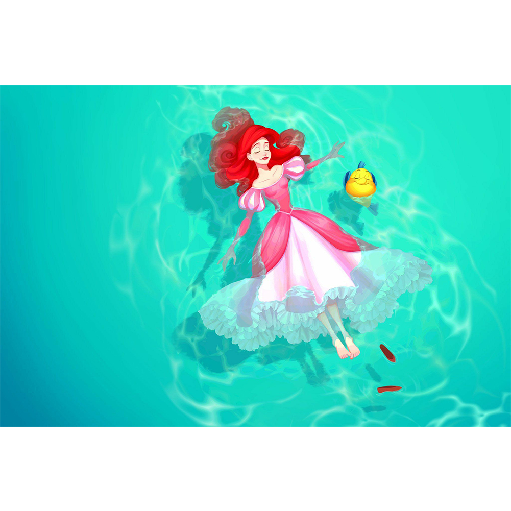 

40*30CM - Round Drill Diamond Painting - Princess, 501 Original