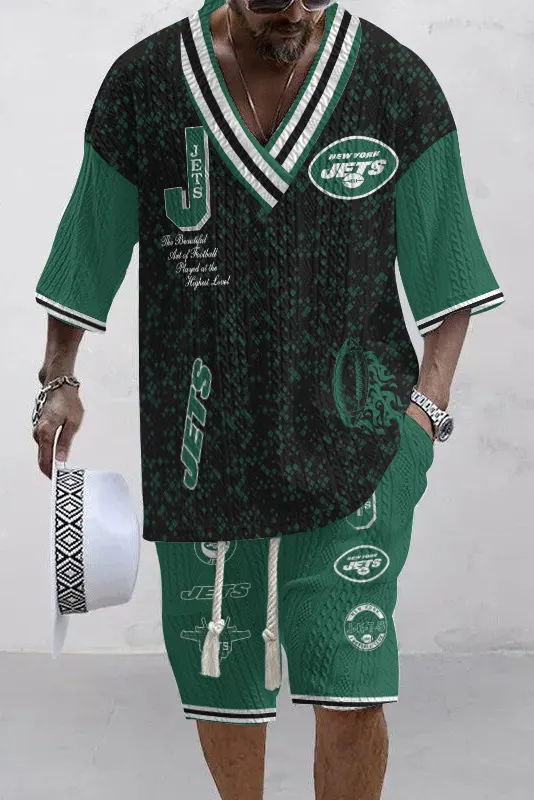 New York Jets Limited Edition Top And Shorts Two-Piece Suits