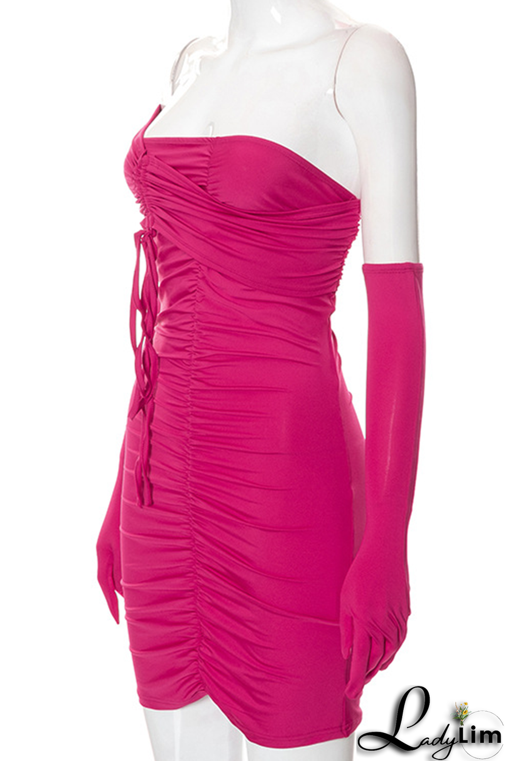 Black Sexy Solid Patchwork Off the Shoulder Pencil Skirt Dresses