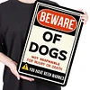 Dog Warning- Vintage Metal Signs(12*16Inch)
