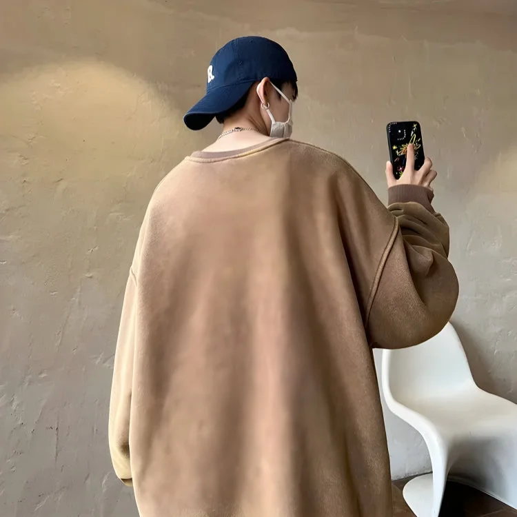 Brownm Boy Casual Oversized Sweatshirt