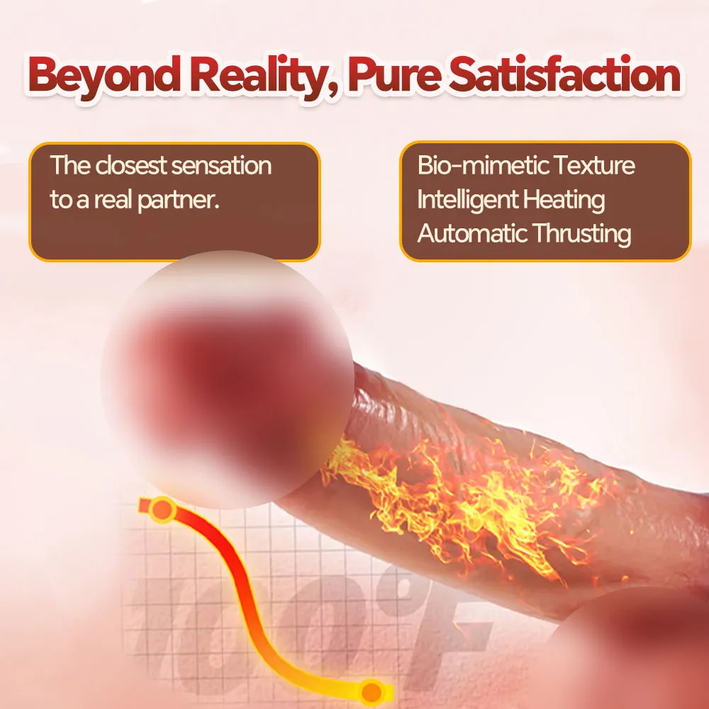 Thrusting Massager & Rose Suction Toy Vibrator