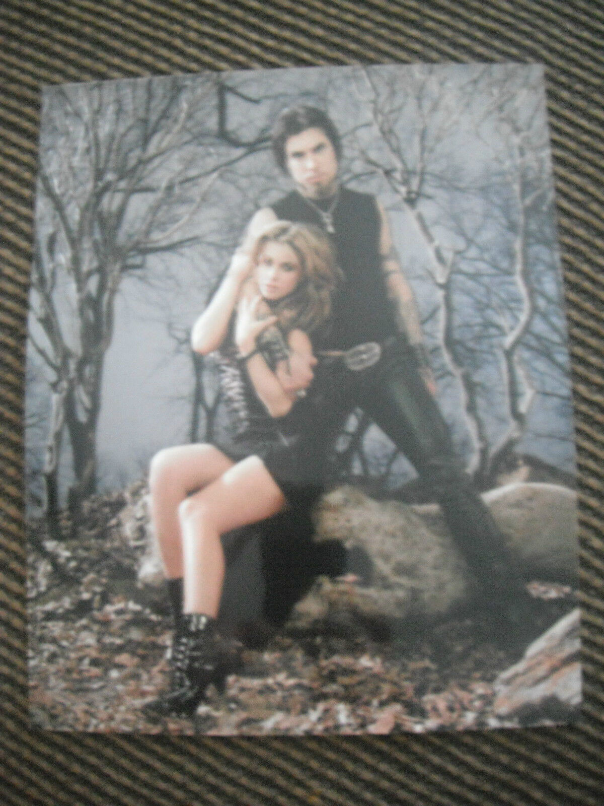 Carmen Electra Dave Navarro Color 8x10 Photo Poster painting Promo Picture