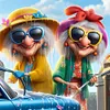(Multi-Style)Funny Grandma-Full Round Diamond Painting 30*30/40*40CM