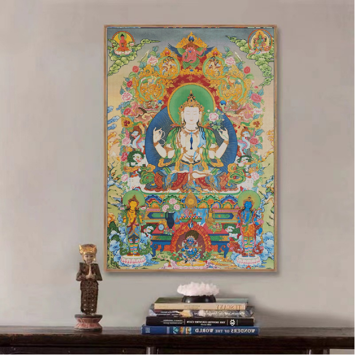 [ZZ4126-999 version] Painting Fairy Cross Stitch