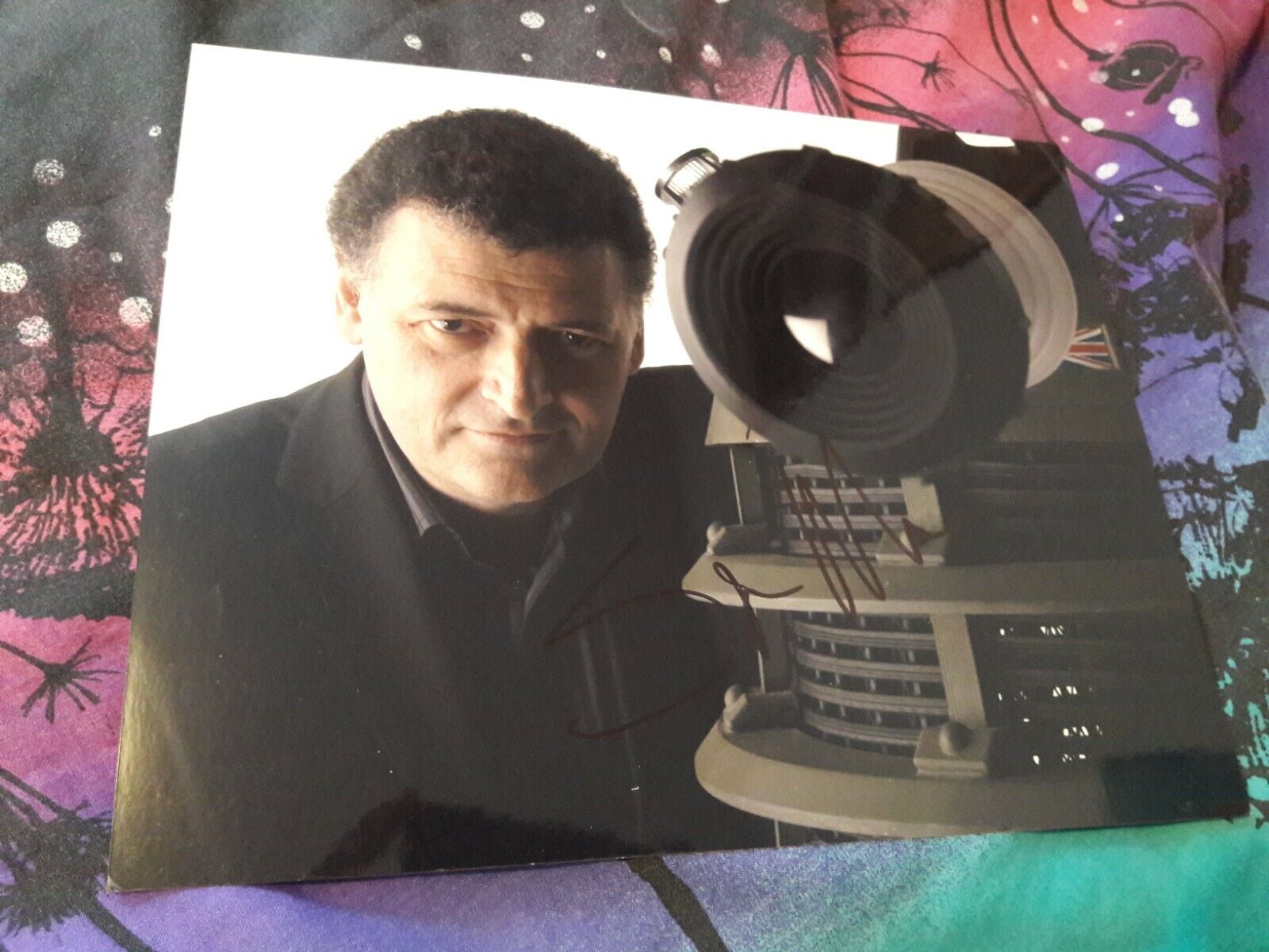 Doctor Who Autograph - Steven Moffat signed Dr Who Photo Poster painting