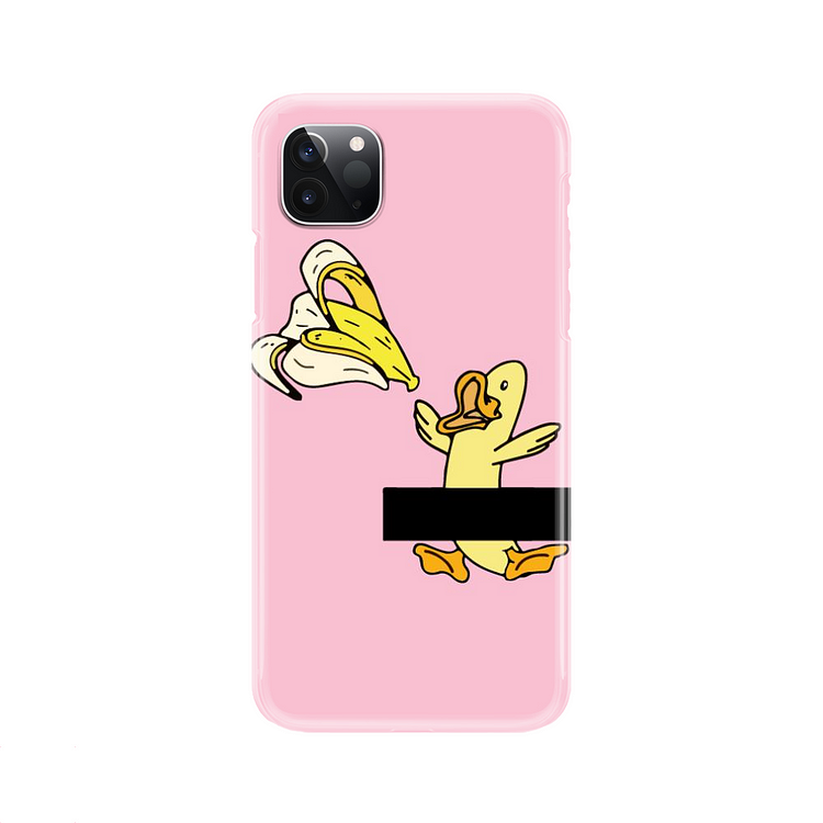 Banana Duck Peeling Clothes, Fruit iPhone Case