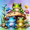 Diamond Painting-Square AB Drill Frog(45*45CM)