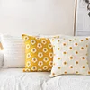 Daisy Floral Embroidery Home Living Creative Cushion Pillow Cover