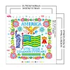 250th Anniversary US Independence-Partial 11CT Stamped Cross Stitch 36*36cm tapestrymarket