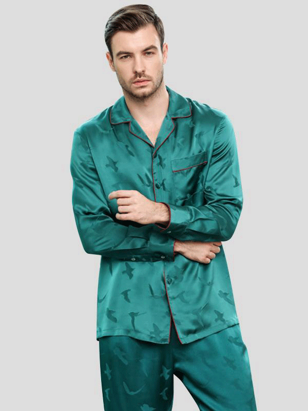 22 Momme Luxury Real Silk Pajamas Set For Men