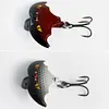 5Pcs Fishing Lures Bionic Bat Baits Artificial Bait Swimbait Hard Baits for Bass