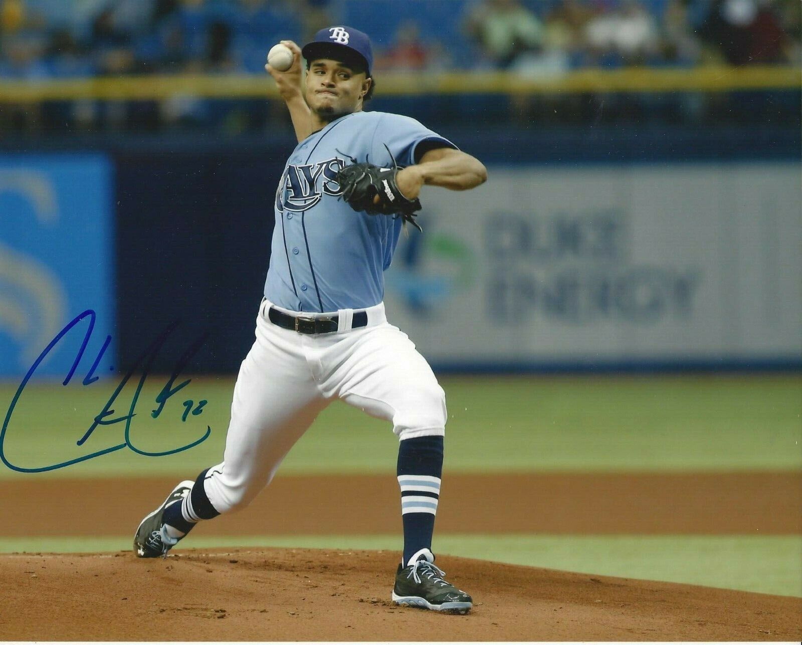 Chris Archer Autographed 8x10 Tampa Bay Rays#S879