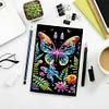 (US Local)50-Page A5 Butterfly Diamond Painting Diary NoteBook Holiday Birthday Gift