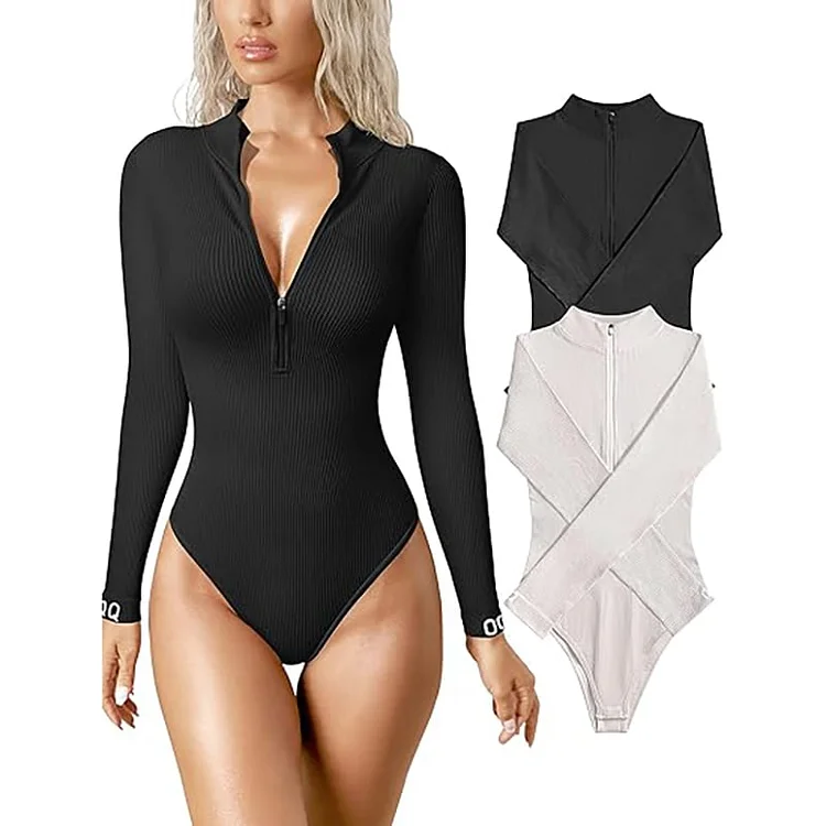 Snatched Zip Up BodySuit