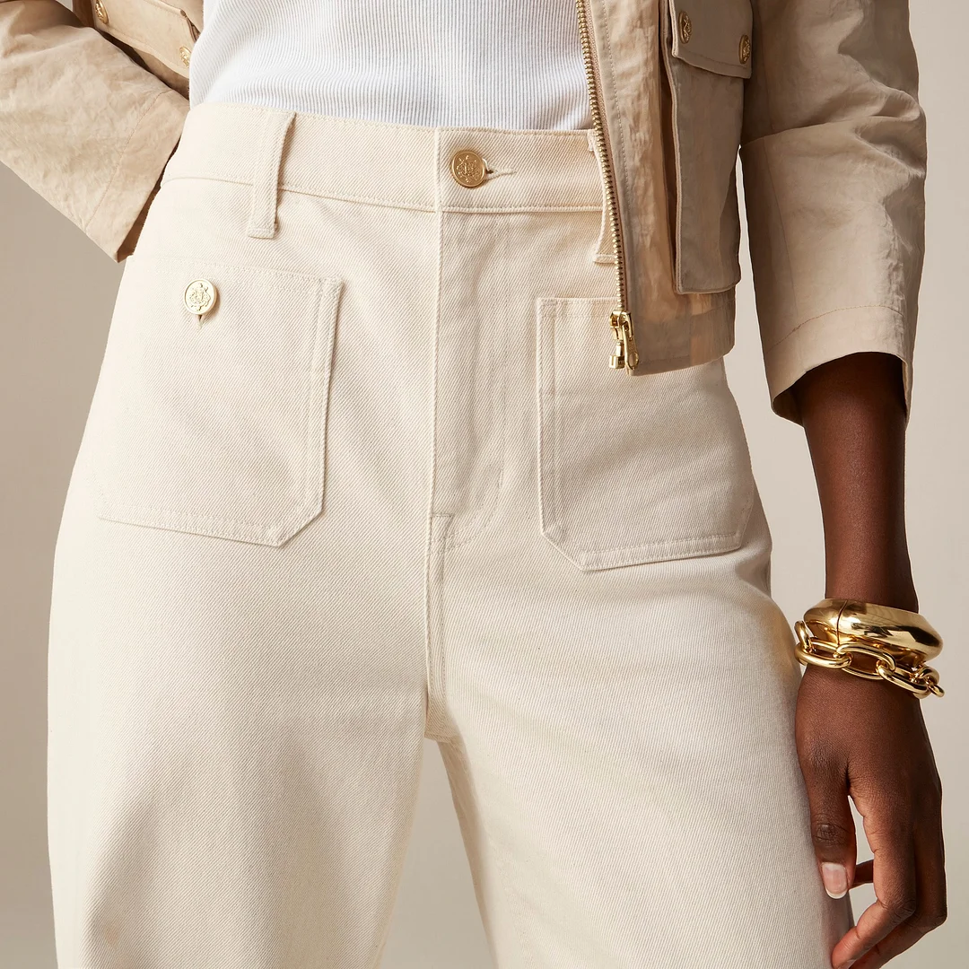 JUDY Tummy Control Sailor Wide Leg Trouser (Buy 2 Free Shipping)