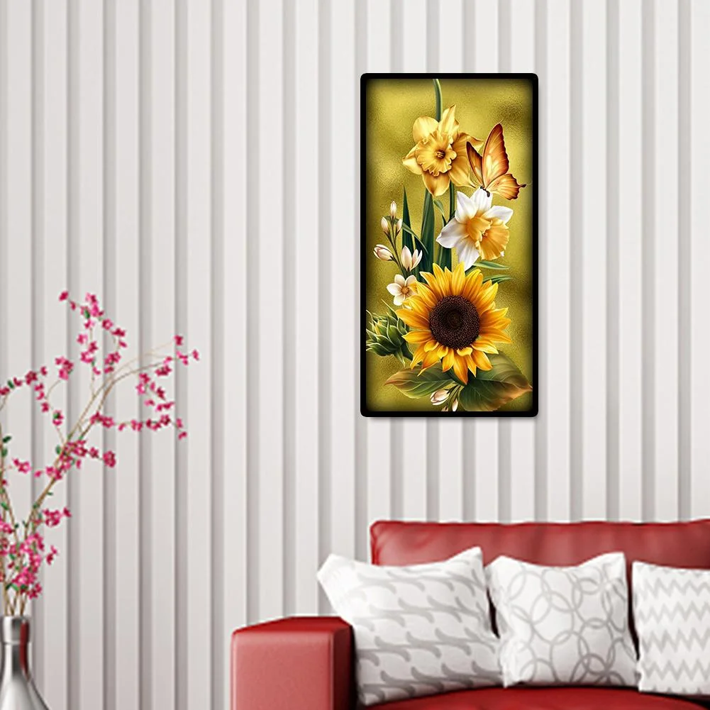 Diamond Painting - Full Round Drill - Sunflower (45*85cm)
