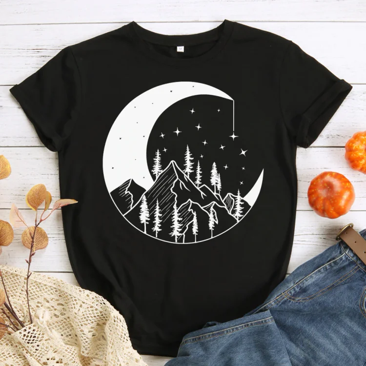 PSL-Moon and star T-Shirt Tee -00545