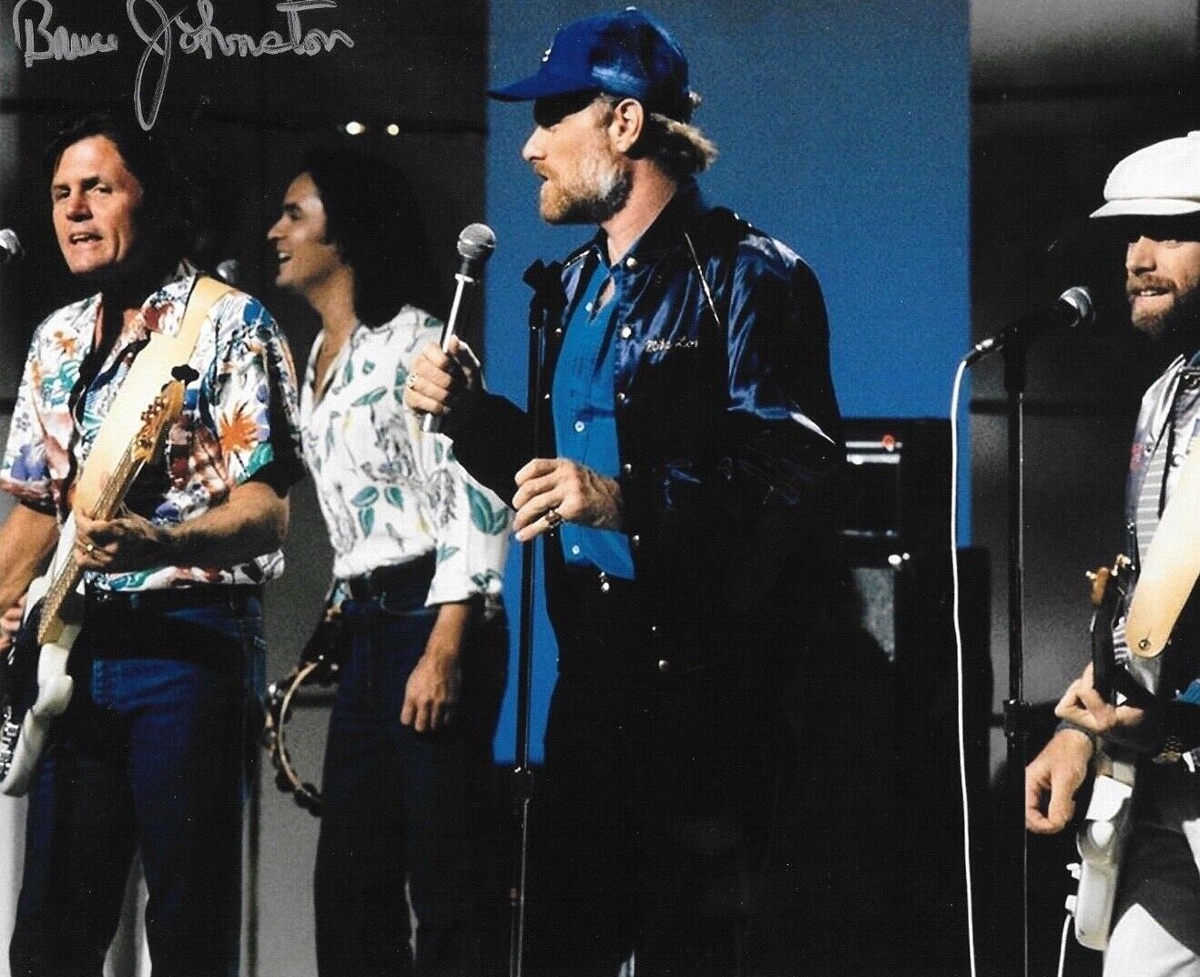 * BRUCE JOHNSTON * signed 8x10 Photo Poster painting * THE BEACH BOYS * COA * 33