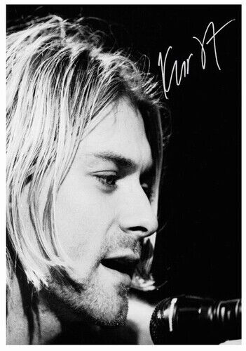 NIRVANA POSTER - KURT COBAIN - Photo Poster painting QUALITY INSERT -  POST!