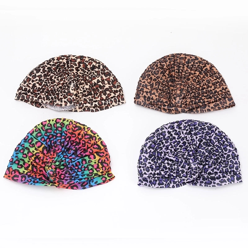 New Color Printed Leopard Print Indian Hat Popular Headscarf Cap Baotou Hat