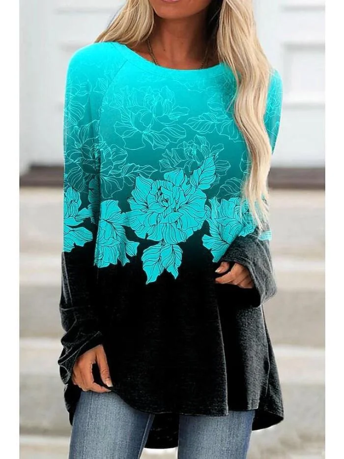 Women Half Sleeve V-neck Solid Color Dress