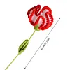 (Finished Product)Crochet Carnation Artificial Carnation Exquisite Aesthetic for Gift Home Office Decor