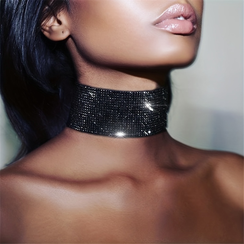 Metal Sequin Scarf Super Shiny Minimalist Long Strip Ladies Skinny Scarf Party Evening Dress Collar Decoration Scarf