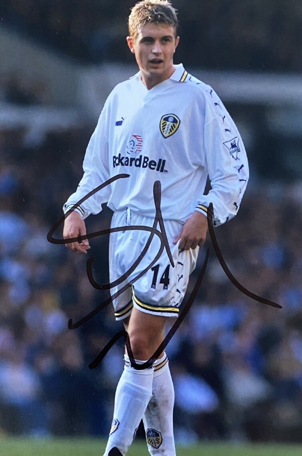 Stephen McPhail Genuine Hand Signed Leeds United 6X4 Photo Poster painting 3