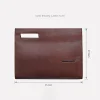 Genuine leather business briefcase men's handbag vertical casual top layer cowhide messenger bag