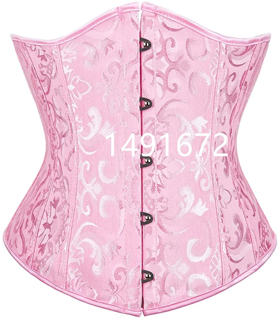 Sexy Corset Underbust Waist Cincher Corsets Gothic Corset Top Bustier Plus Size Corpete Corselet Black White Red Blue S-6XL
