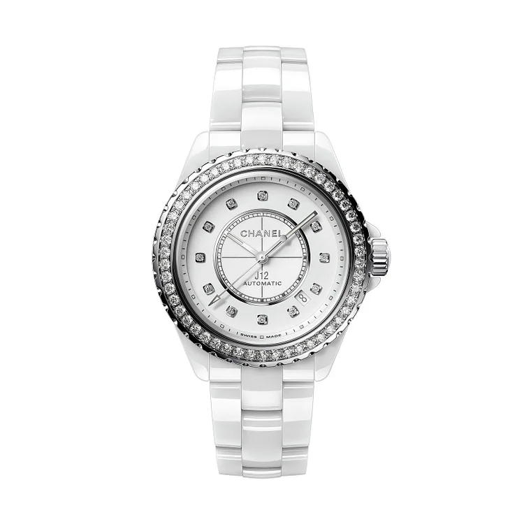 CHANEL J12 Caliber 12.1 Diamond Bezel Watch