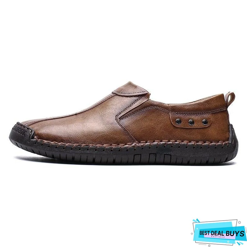 Men Shoes Quality Leather Shoes New Men Flats Hot Sale Moccasins Shoes