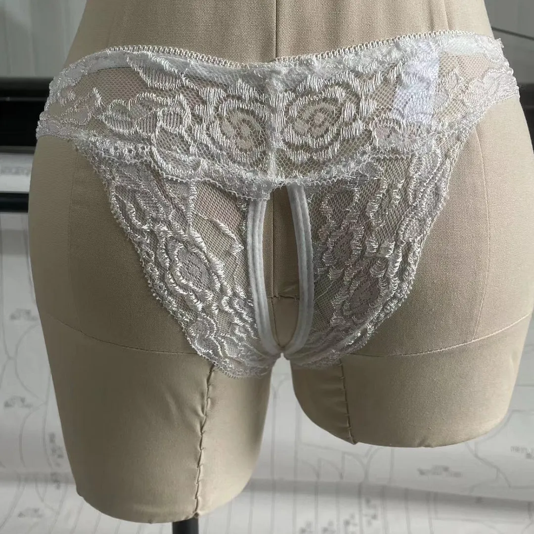 Churchf Sex Panties Women Tempted To Open The Crotch Hot Pyjamas Lace Sexy Bed Free Flirting Panties 3050