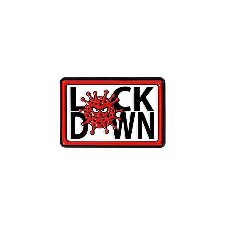 Virus Letter Shape Pins