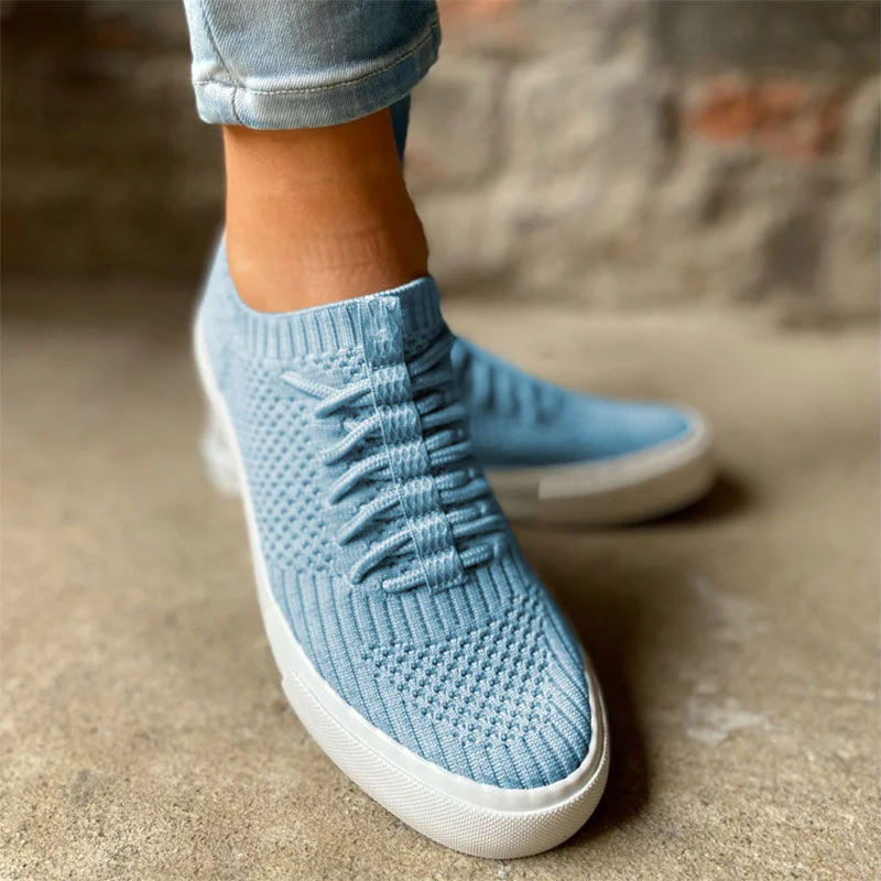 Letclo™ New Casual Knitted Flats Sneakers letclo Letclo