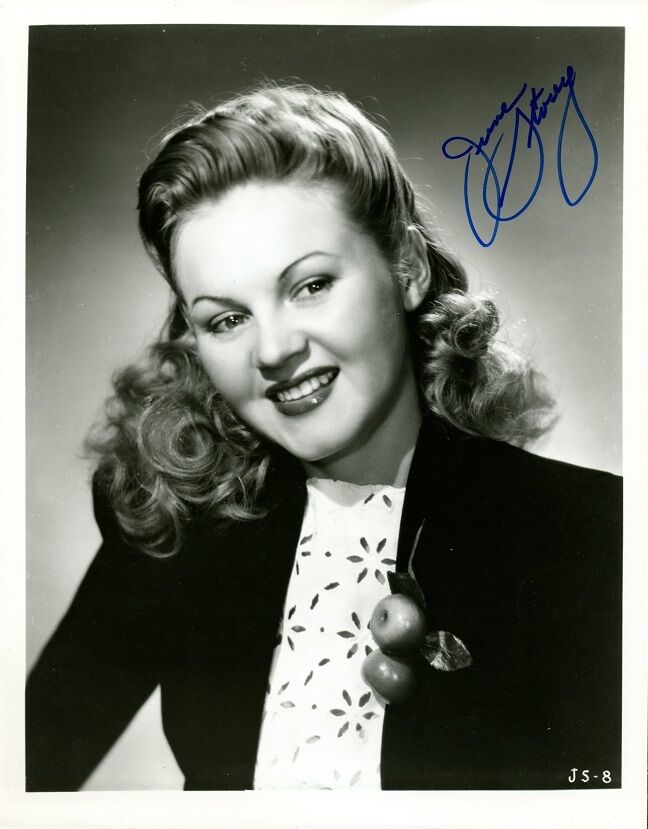 Western Film Actress JUNE STOREY Signed Photo Poster painting